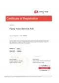 Achilles Utilities Certificate of Registration 2021-2022