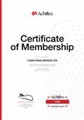 Achilles, Certificate of Membership, 2024-2025